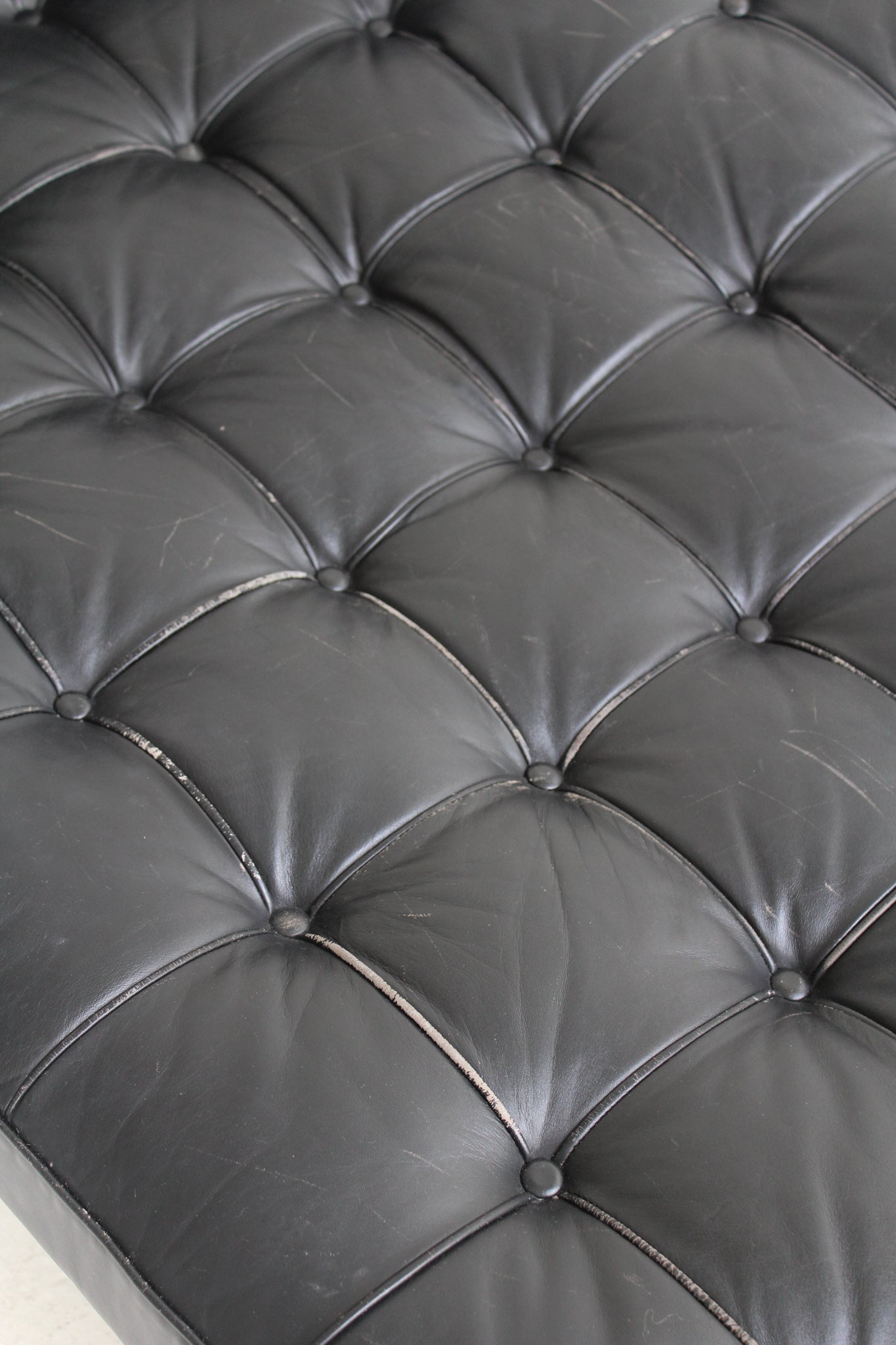 Tufted Leather Daybed