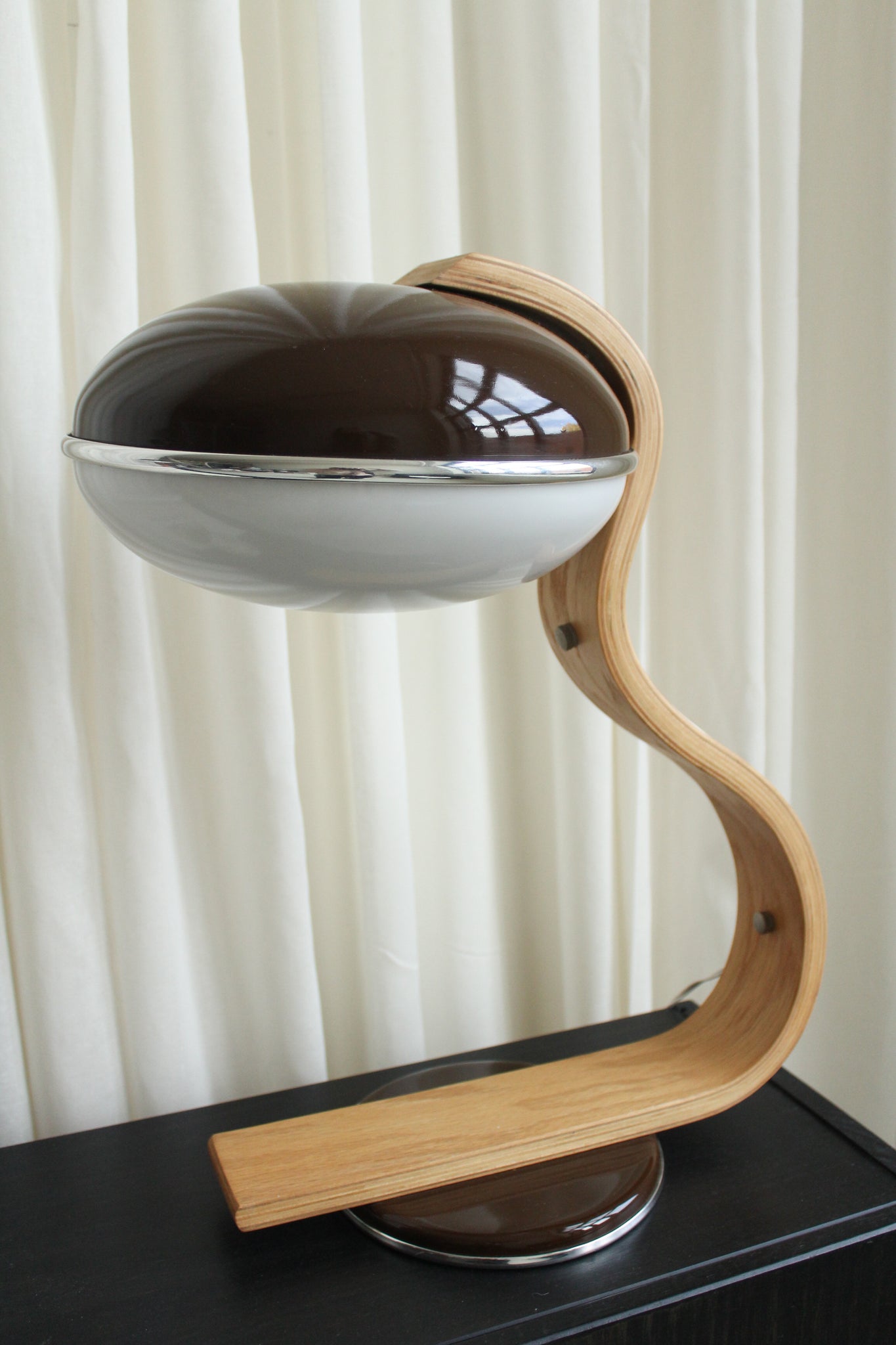 Bentwood Saucer Table Lamps