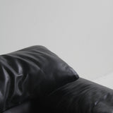 Maralunga Lounge Chair and Ottoman by Vico Magistretti for Cassina