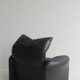 Maralunga Lounge Chair and Ottoman by Vico Magistretti for Cassina