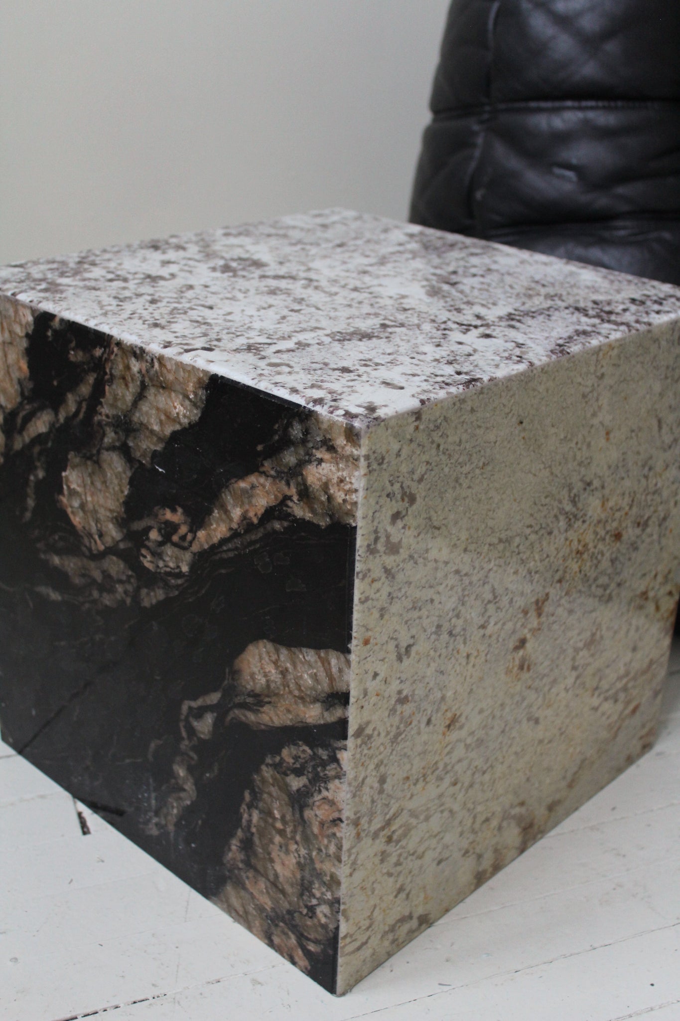Mixed Cube Side Table