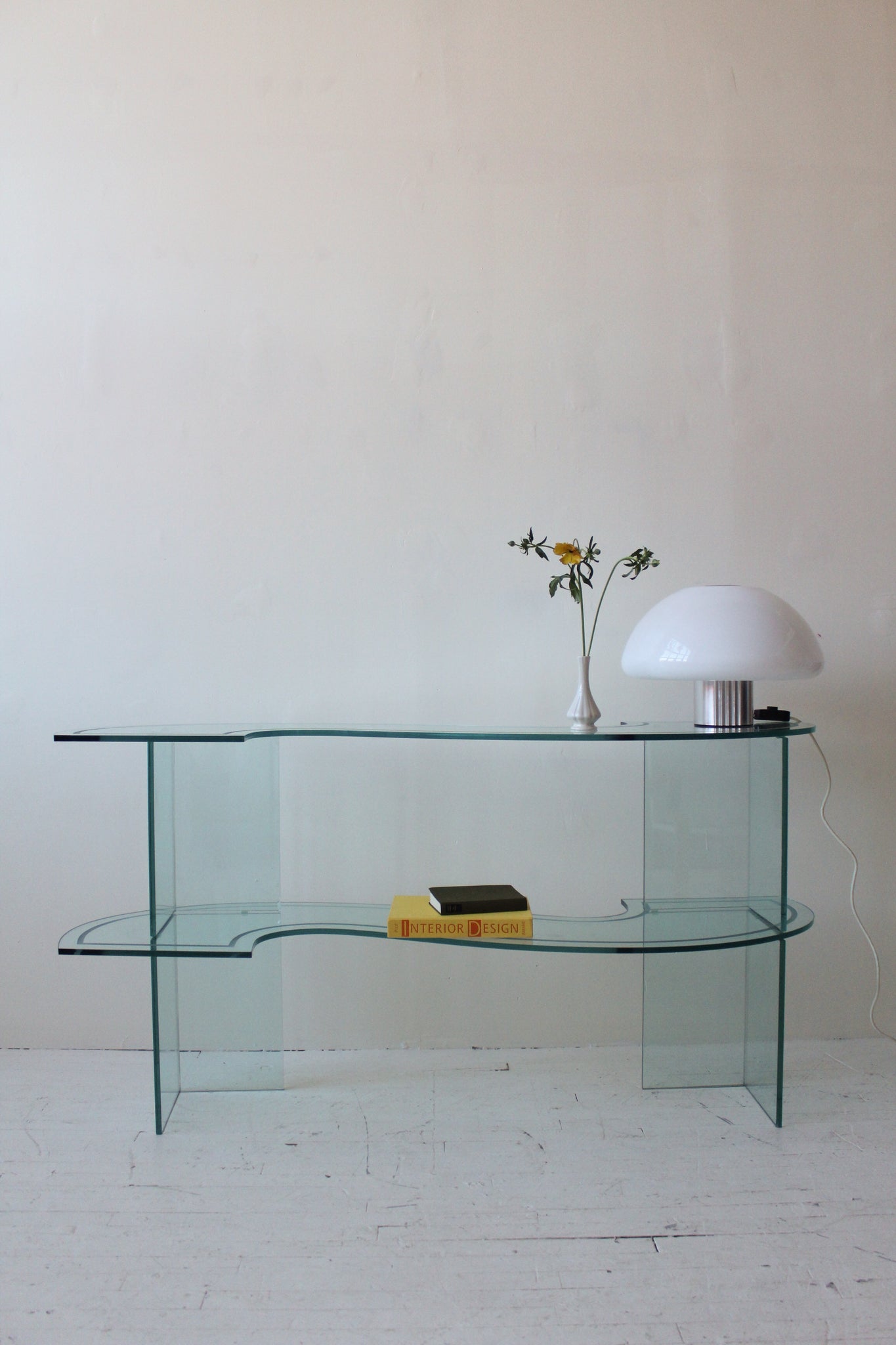 Wavy Glass Console