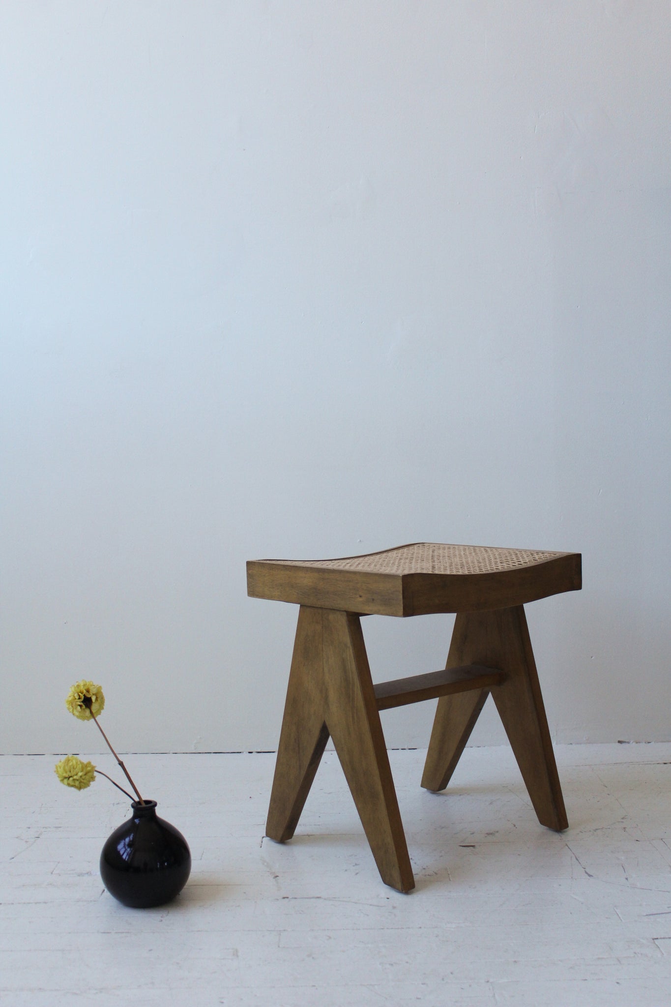Rattan Low Stool