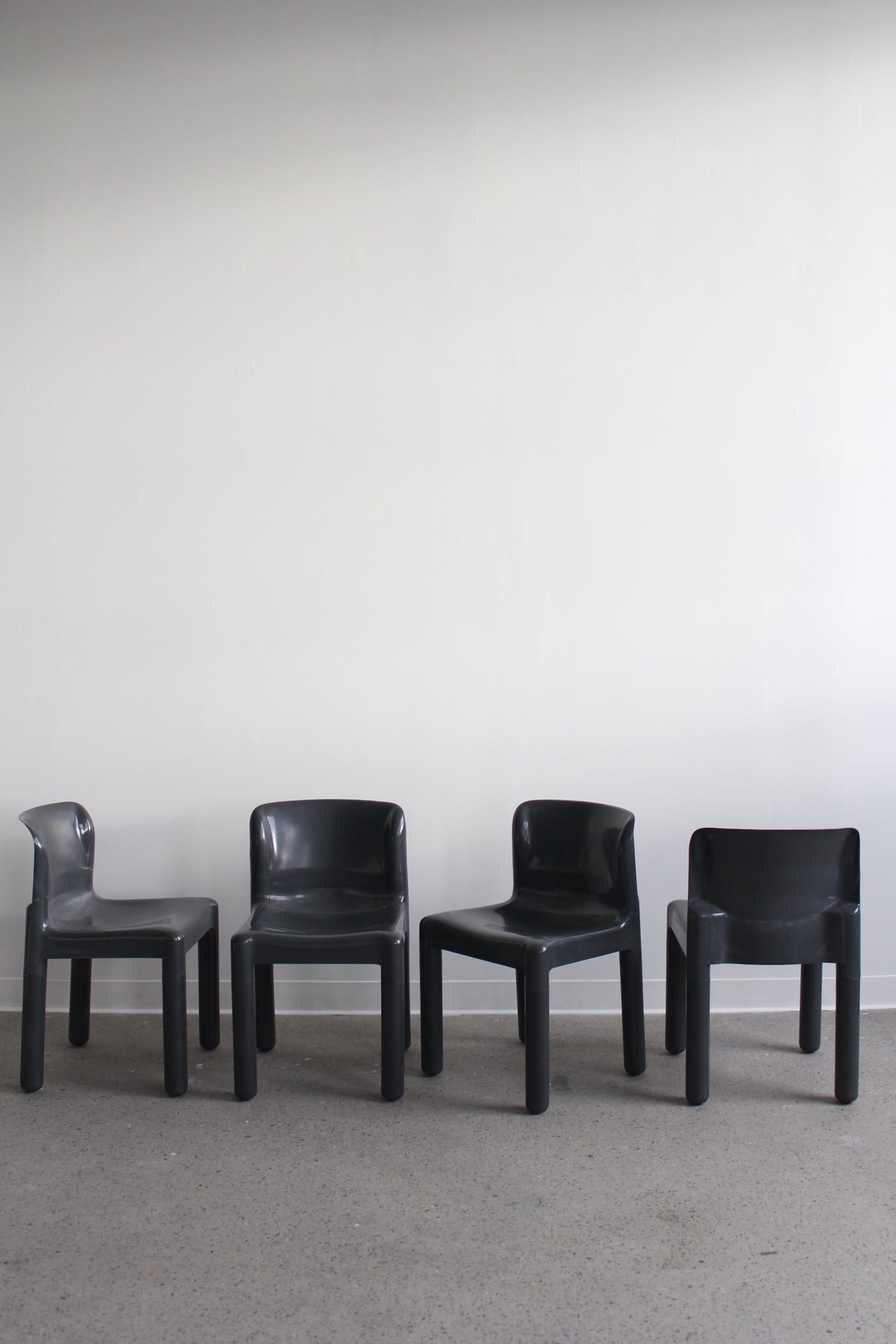 Model 4875 Chairs by Carlo Bartoli for Kartell