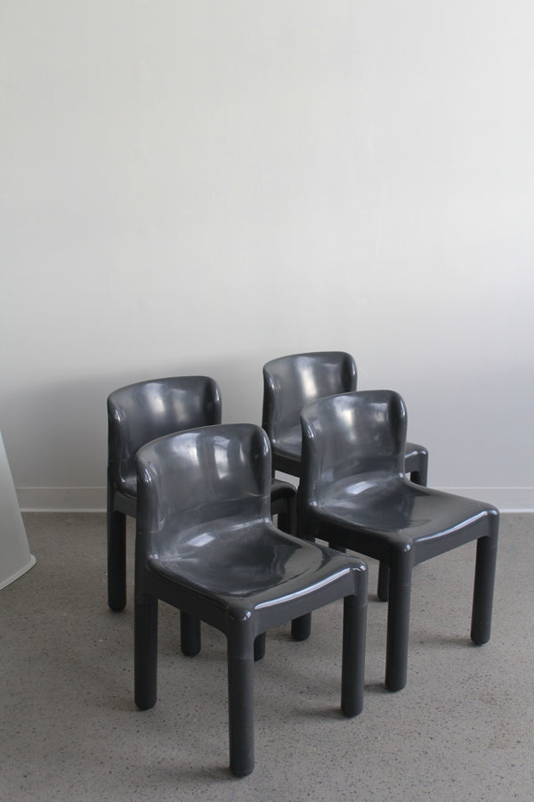 Model 4875 Chairs by Carlo Bartoli for Kartell