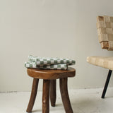 Josephine Hand towel in Sage & Chalk by Baina