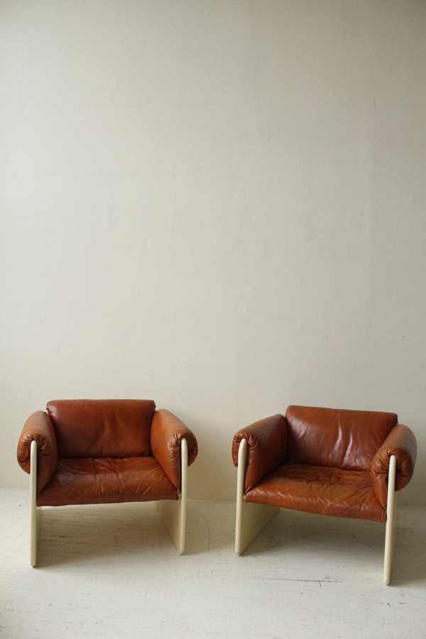 Muller & Stewart Lounge Chairs