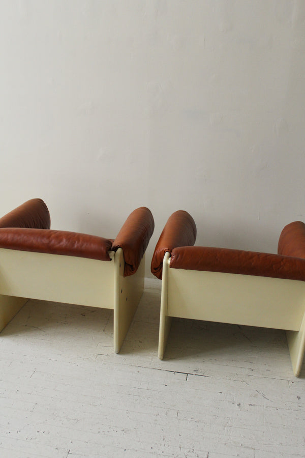 Muller & Stewart Lounge Chairs