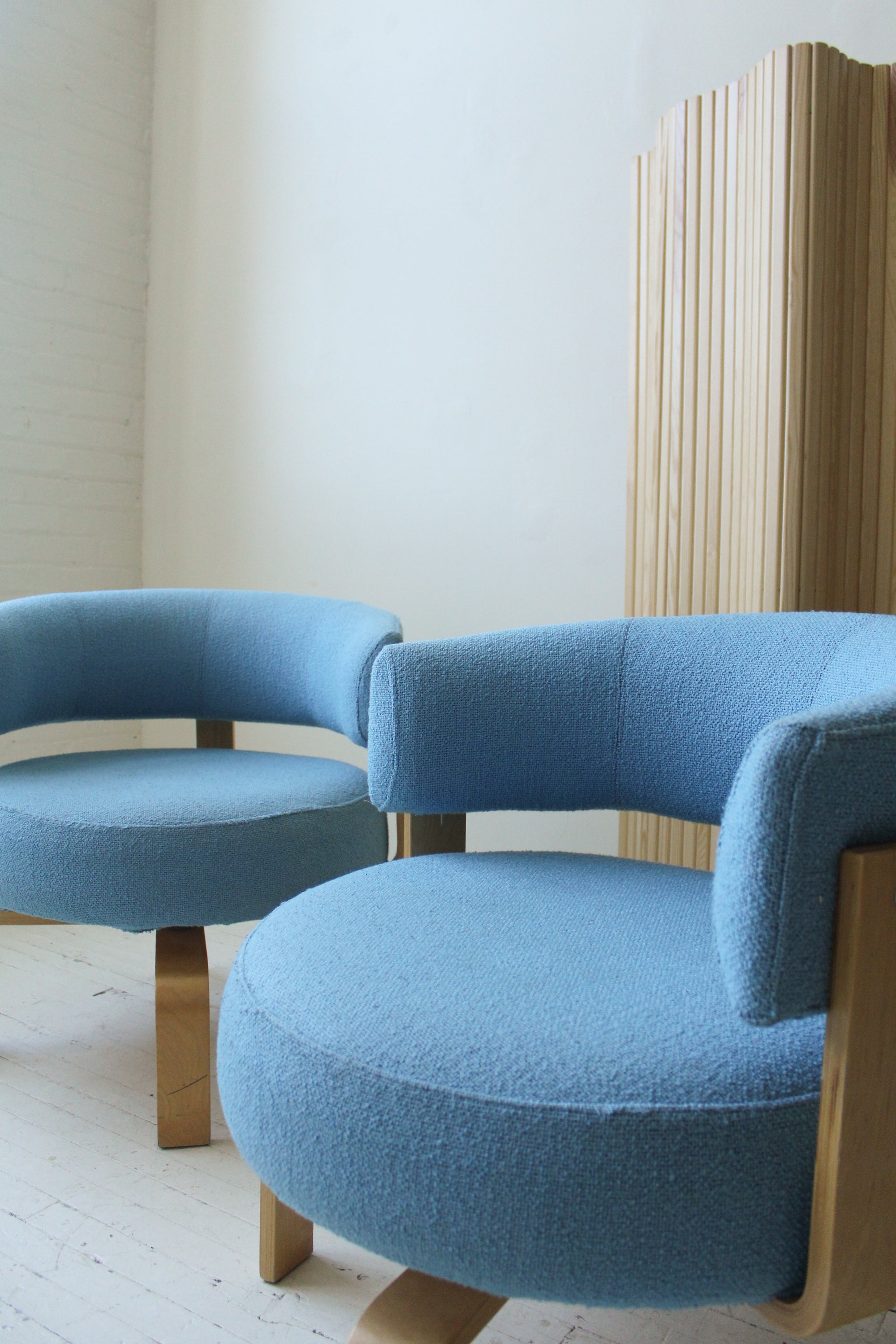 Vintage Ikea Swivel Arm Chairs - Main Image