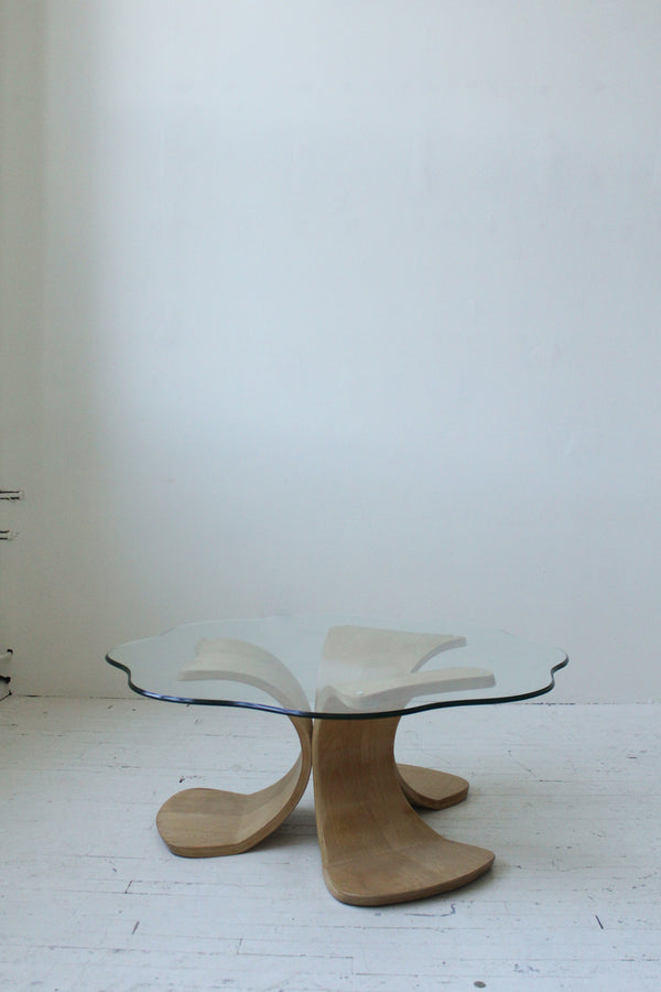 Bentwood Flower Shaped Coffee Table