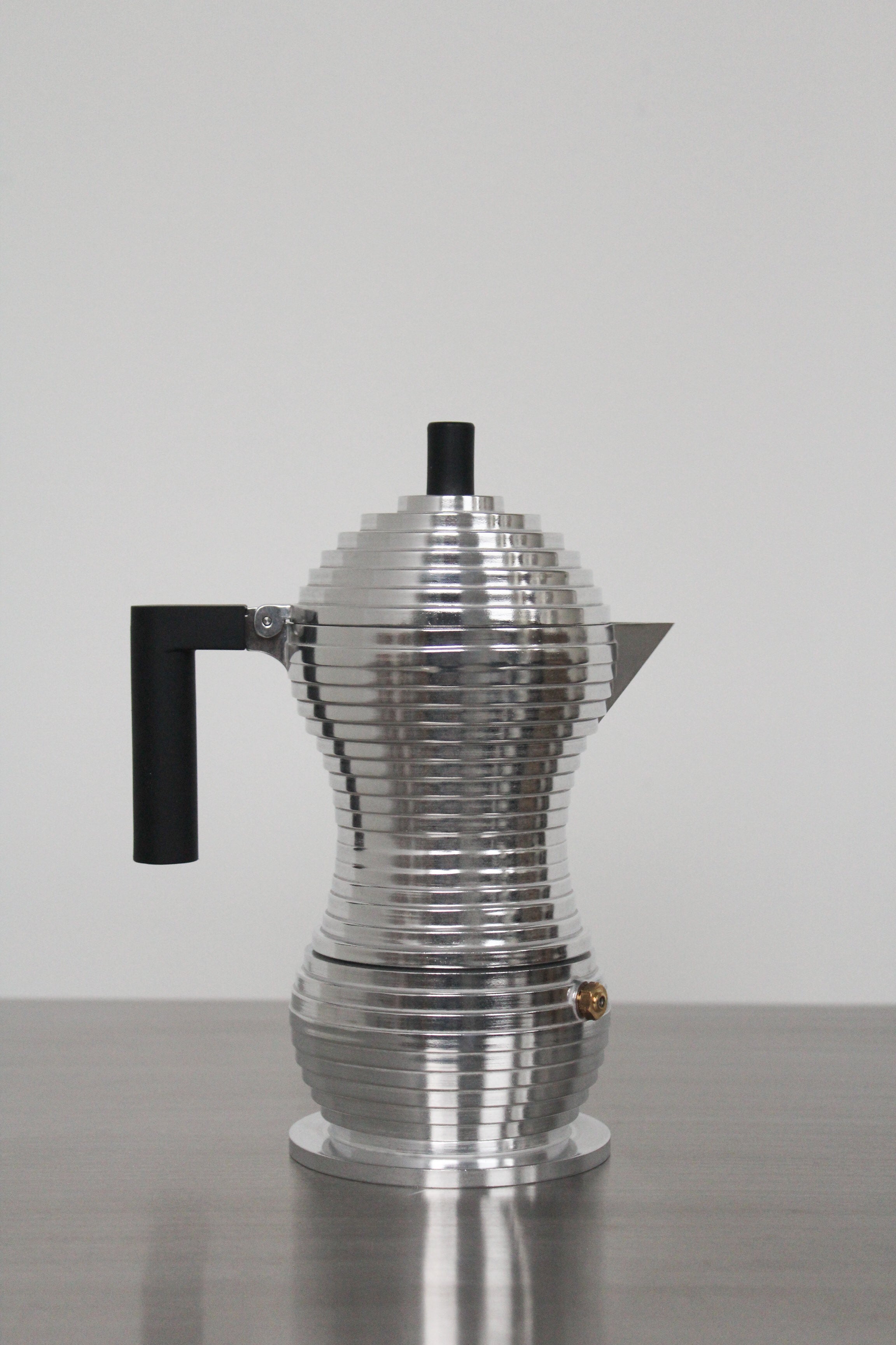 Alessi Pulcina Espresso Coffee Maker - Silver