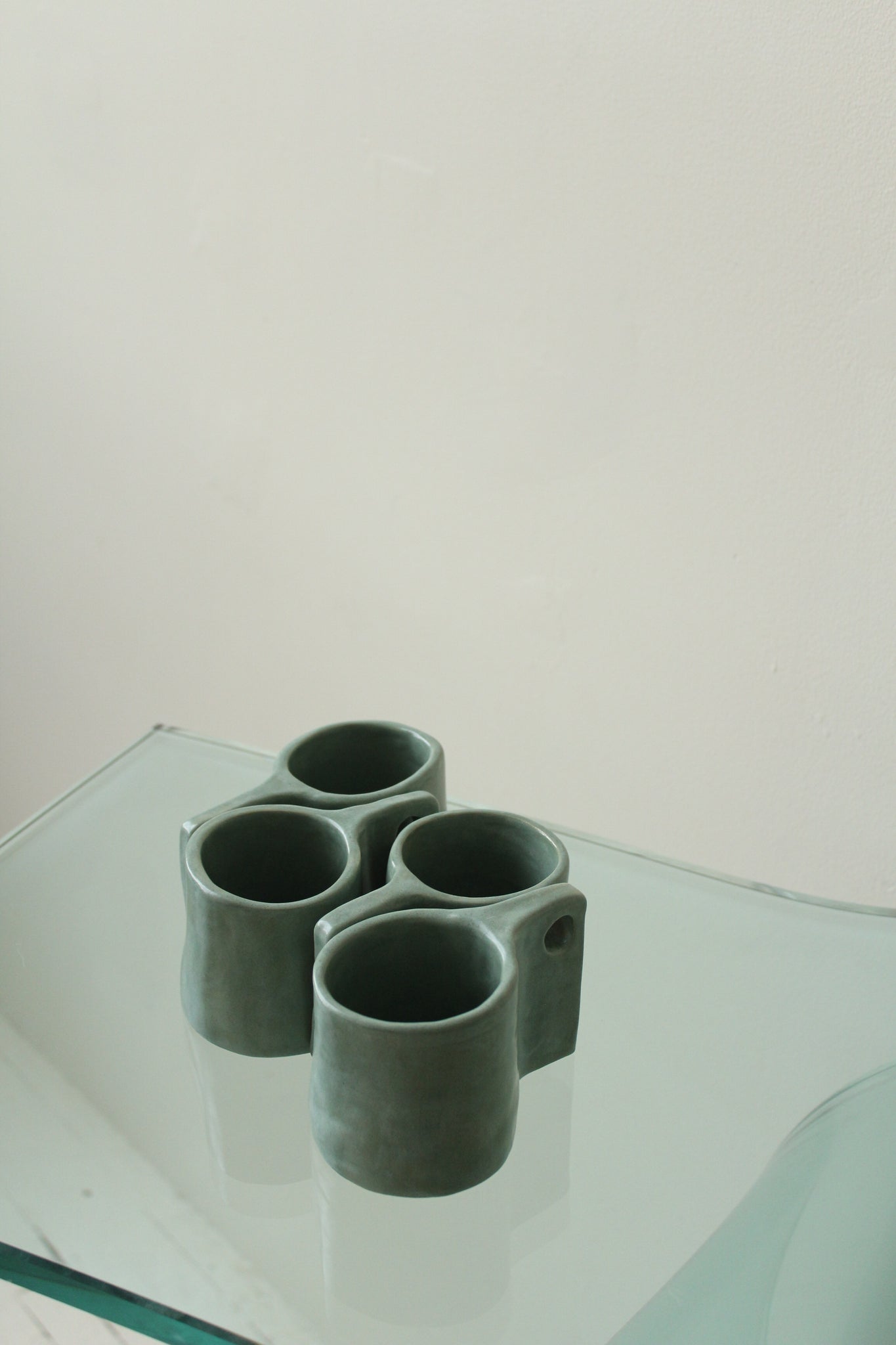 Sage Keyhole Mug by Lunamezza for Centerpiece