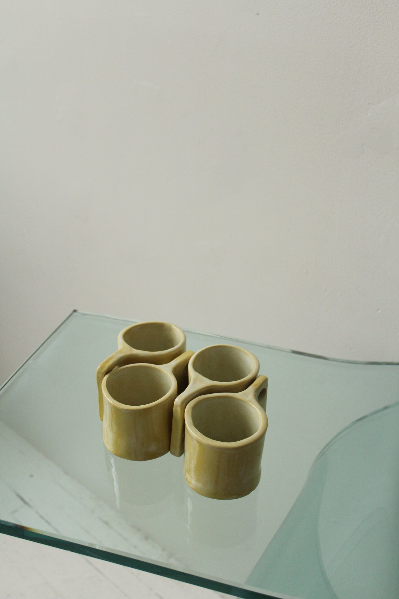 Butter Keyhole Mug by Lunamezza for Centerpiece