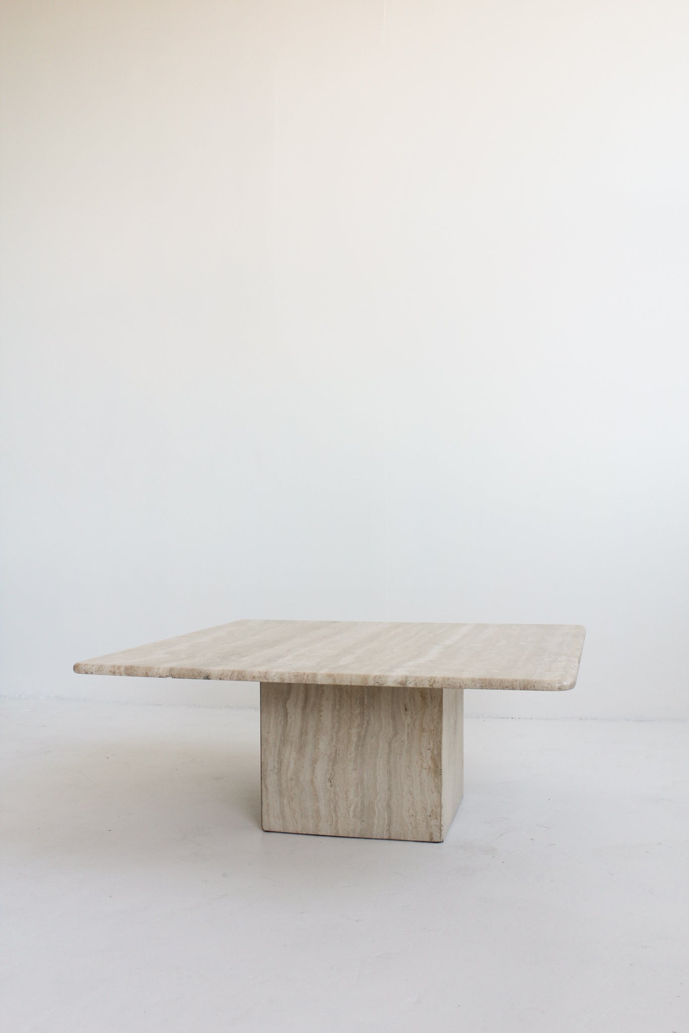 Italian Travertine Coffee Table