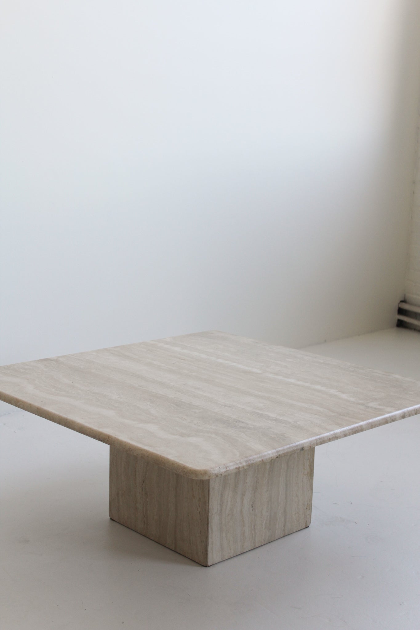 Italian Travertine Coffee Table