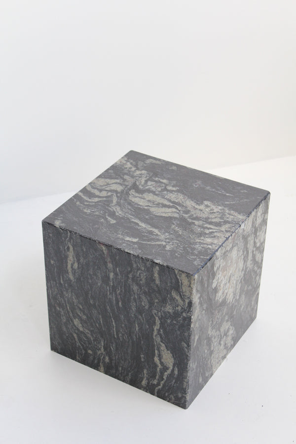 Blue Fantasy Cube Side Table