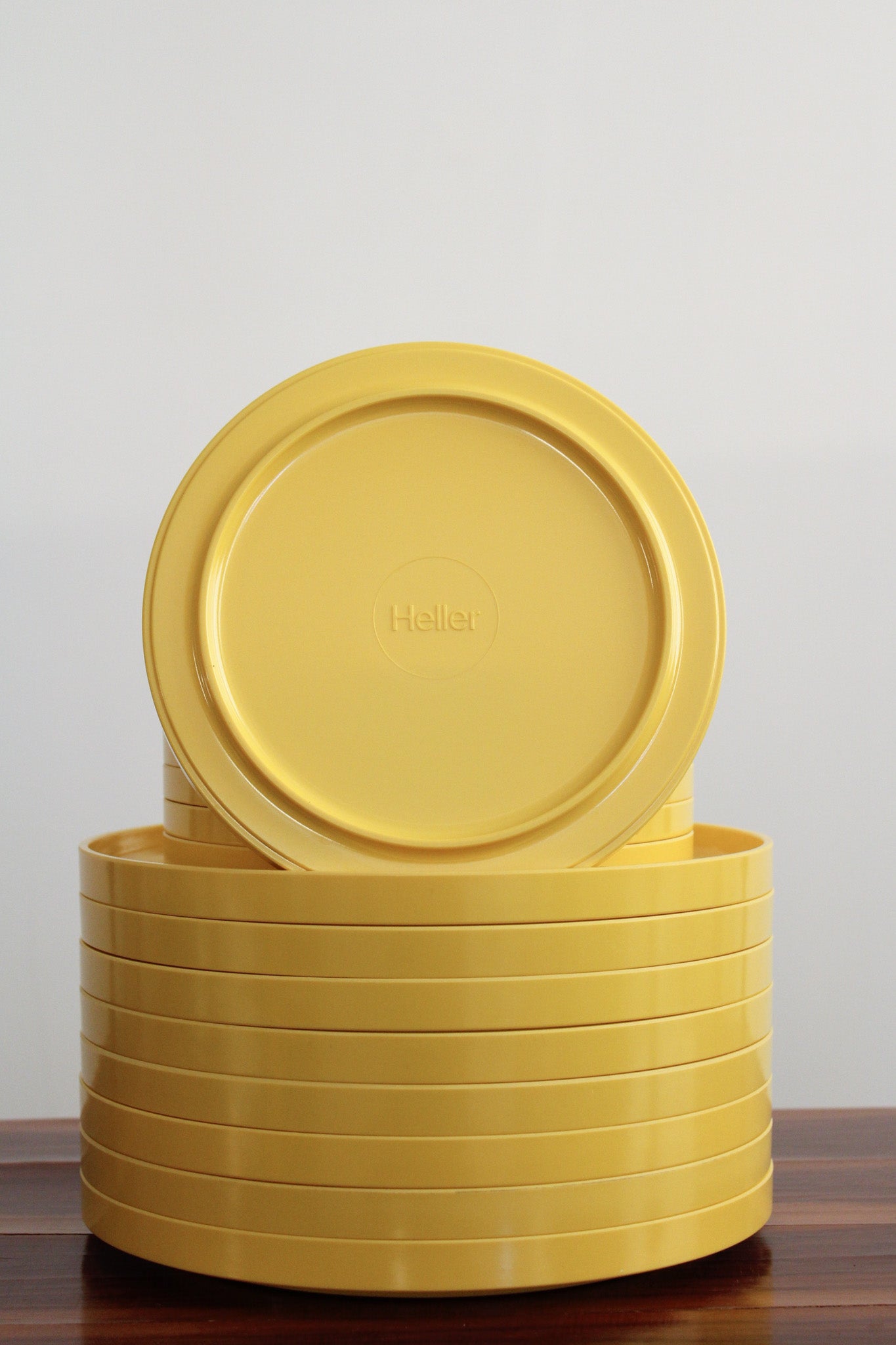 Yellow Dinnerware by Vignelli for Heller