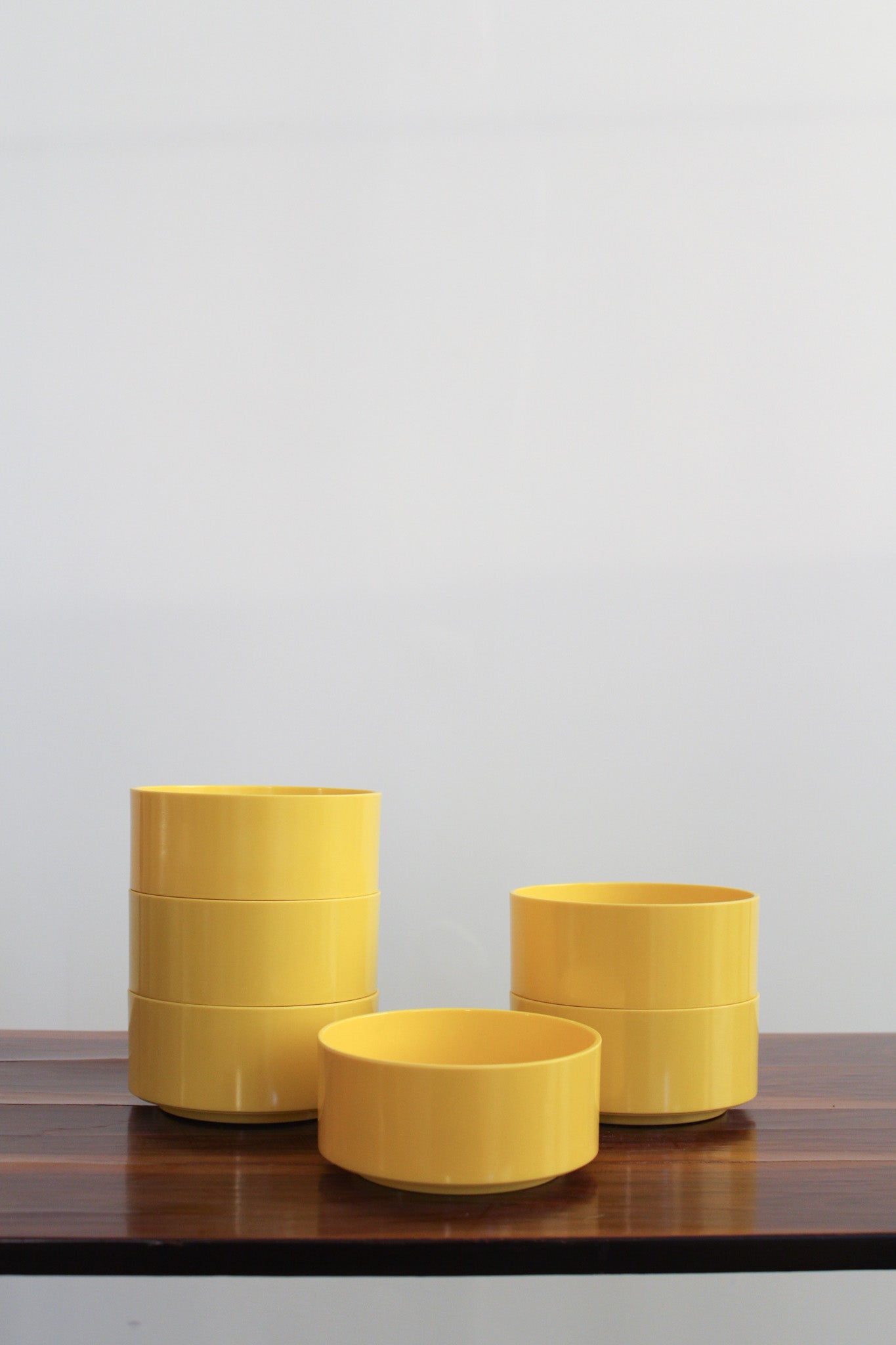 Yellow Dinnerware by Vignelli for Heller