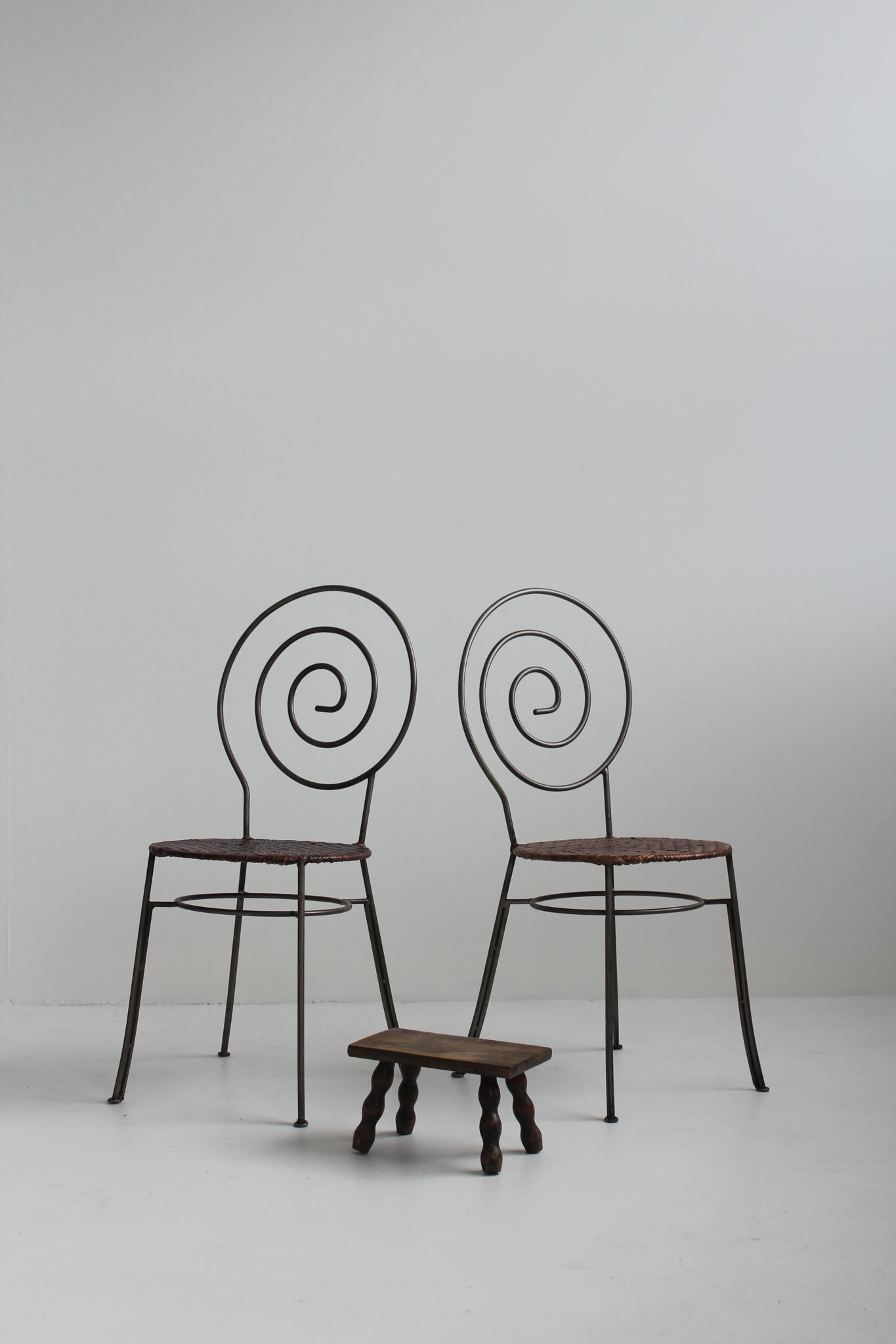 Sculptural Spiral Chairs