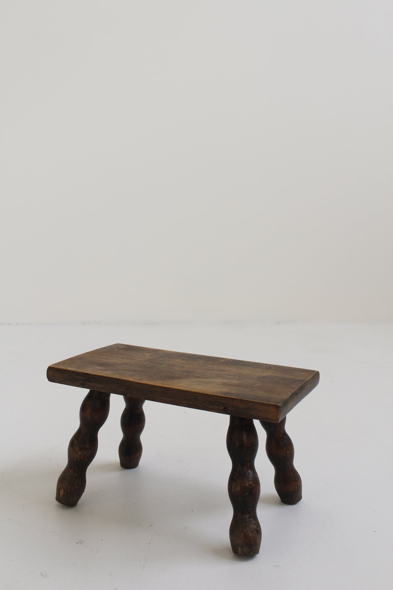 Curvy Wooden Stool