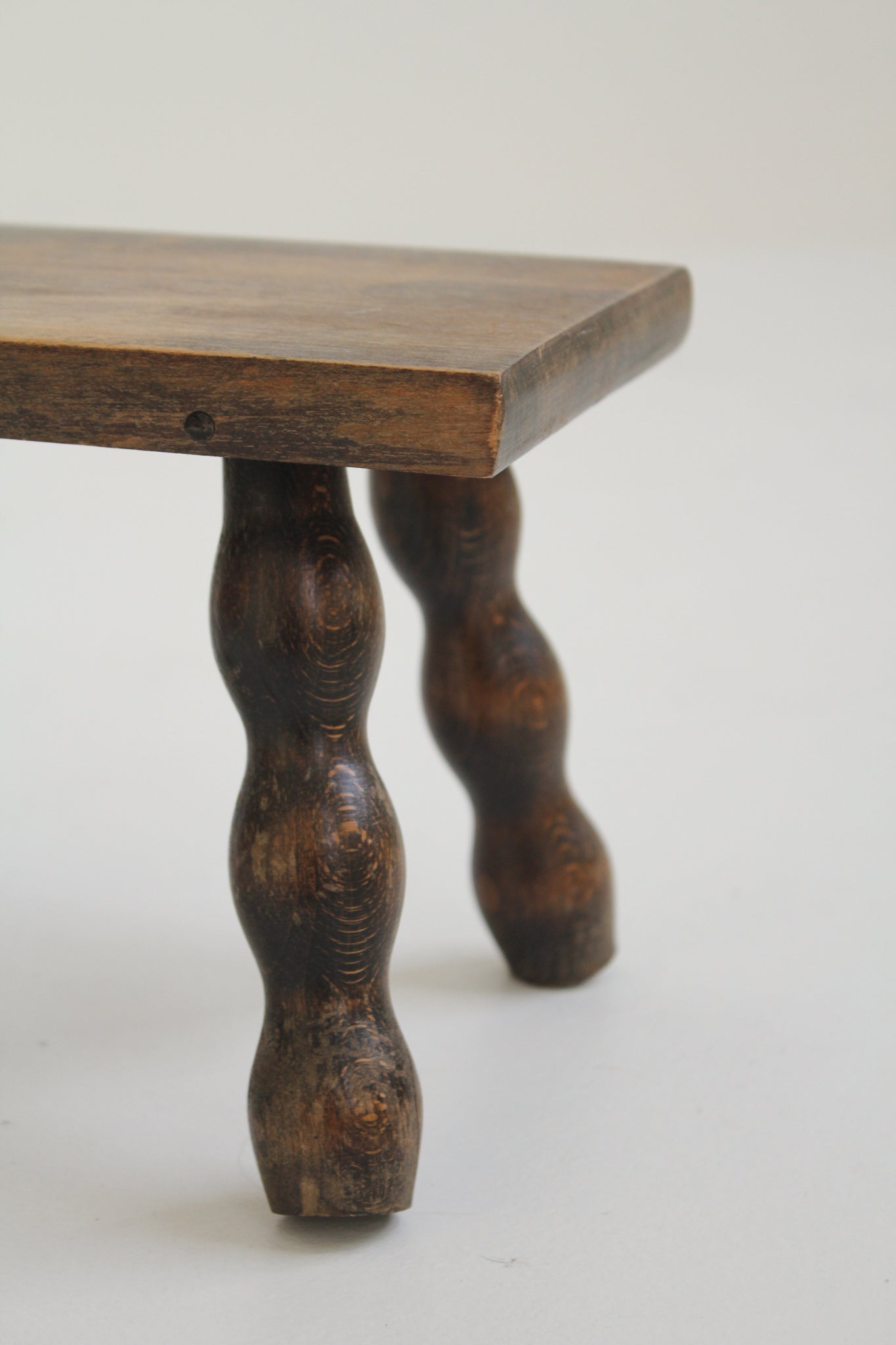 Curvy Wooden Stool