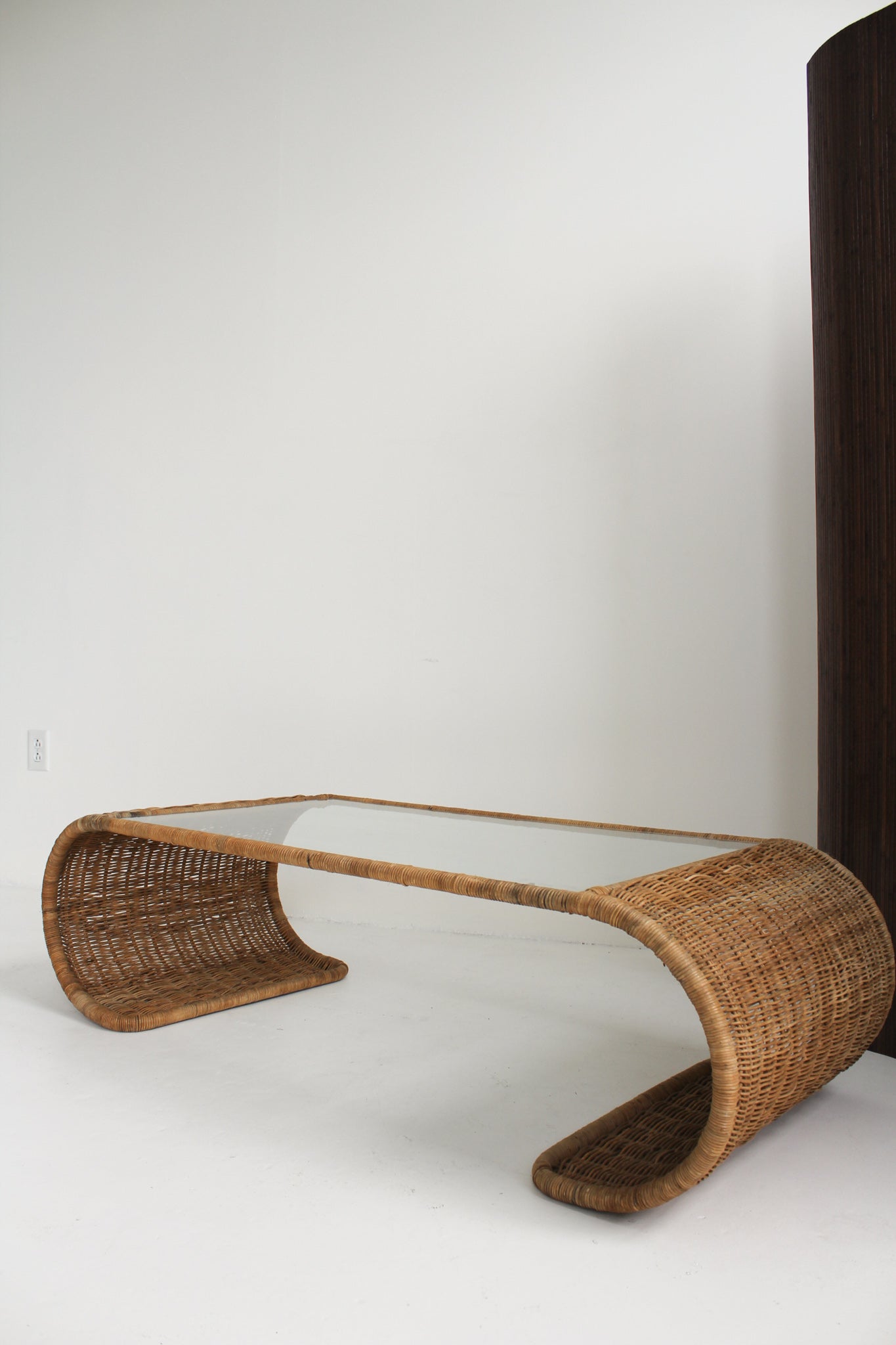 Rattan Waterfall Coffee Table