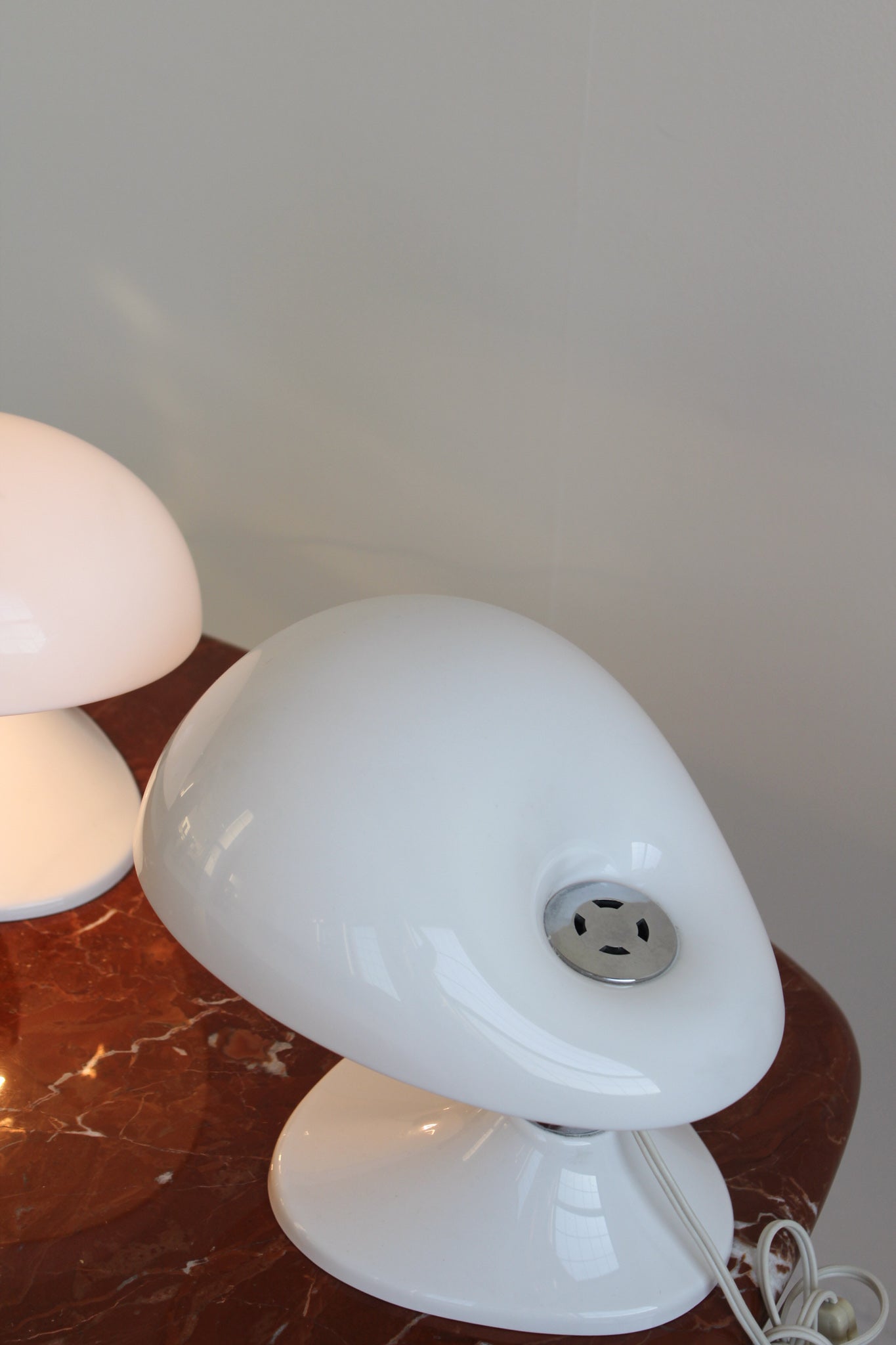 Biomorphic Acrylic Table Lamps