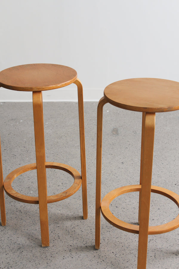 Alvar Aalto Barstools for Artek