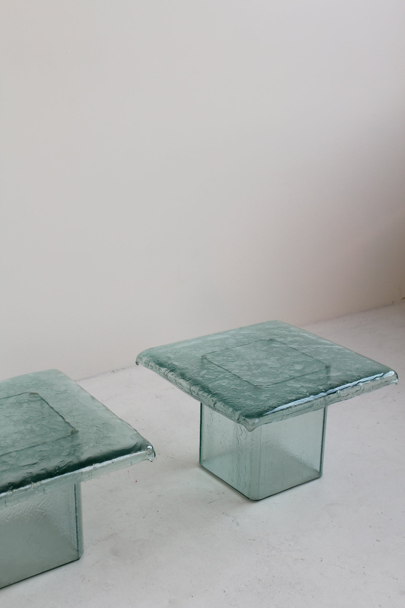Melting Ice Side Tables