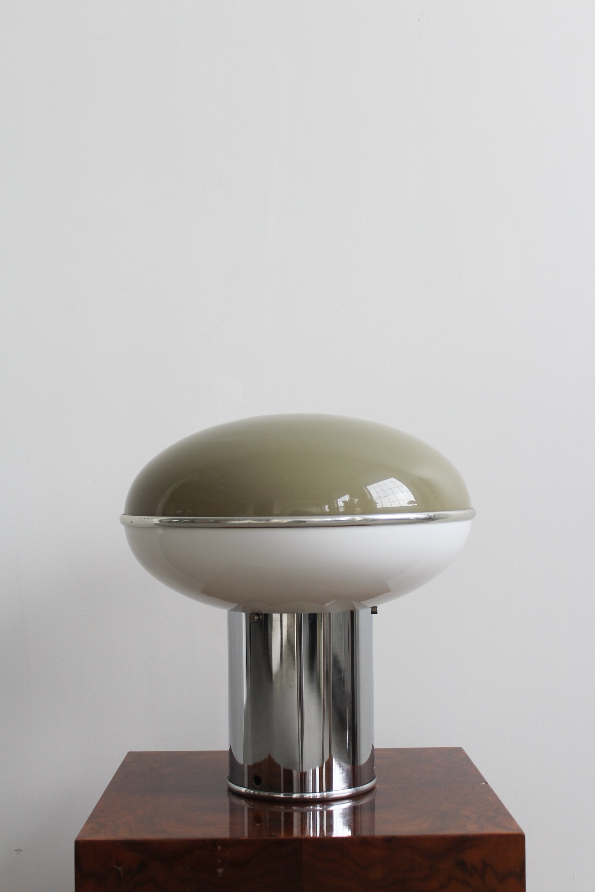 Chrome and Acrylic Table Lamp