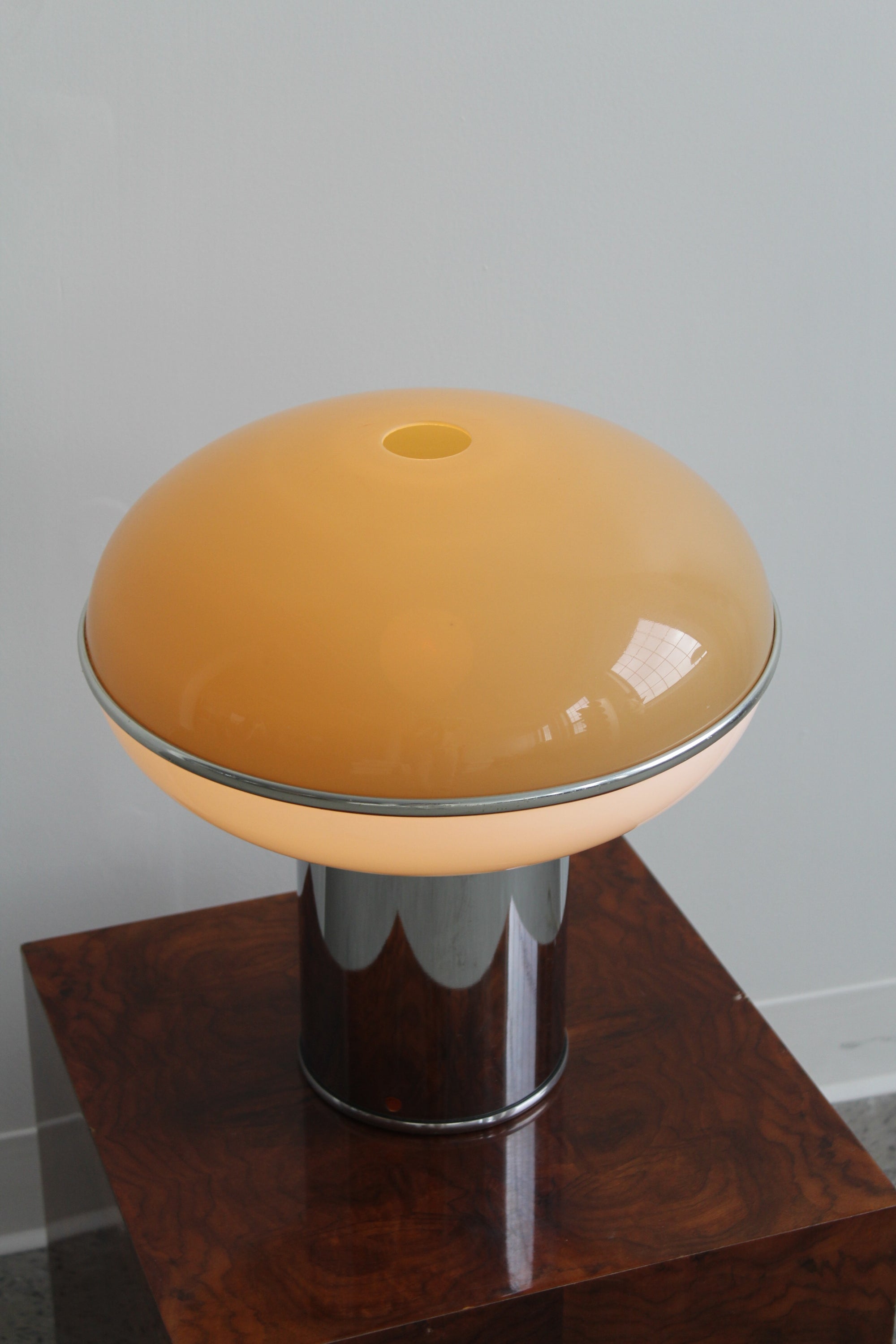 Chrome and Acrylic Table Lamp