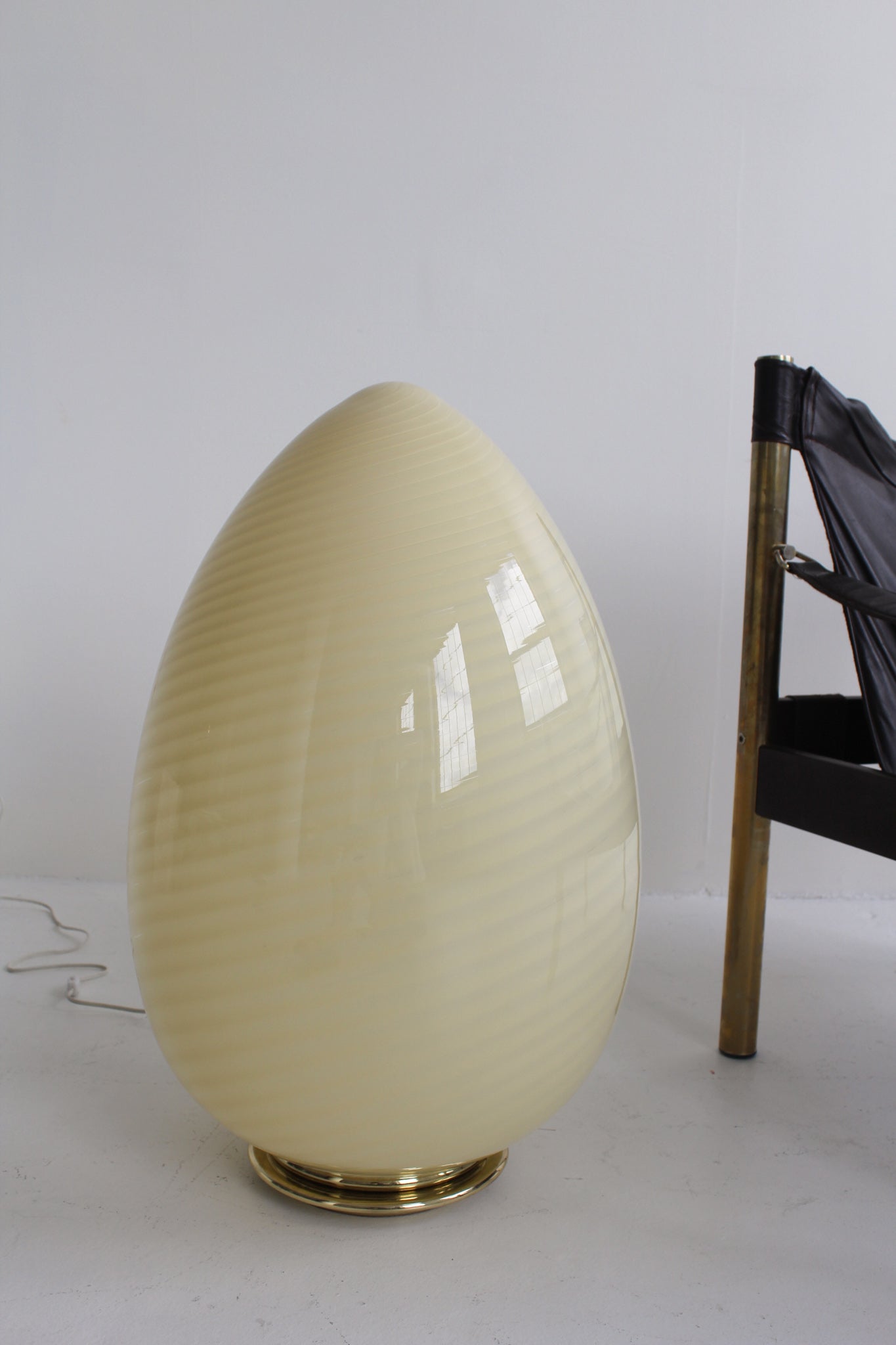 Murano Egg Shaped Floor Lamp