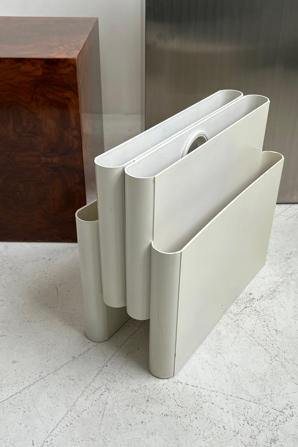 Vintage Magazine Holder by Giotto Stoppino for Kartell