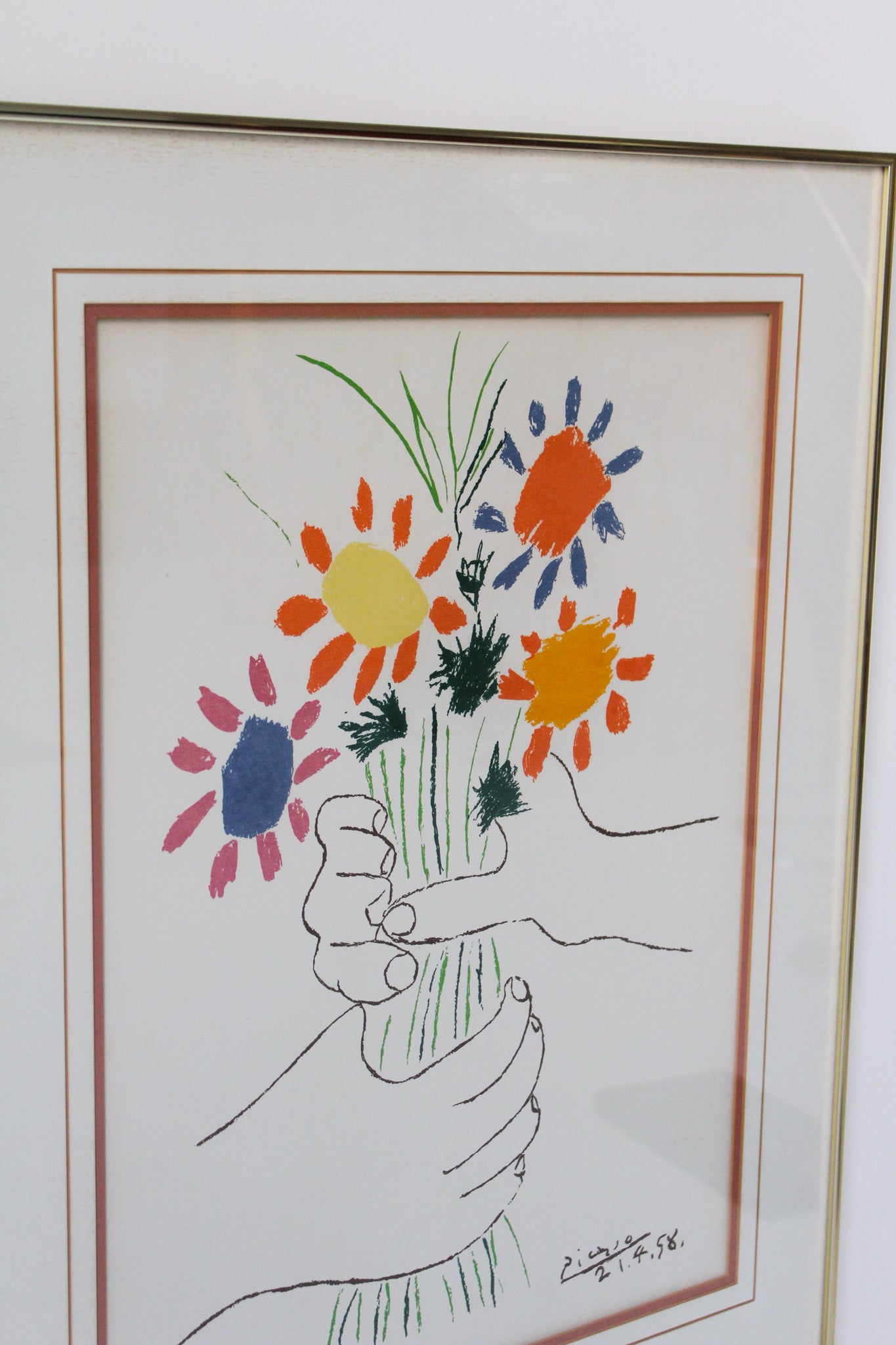 Pablo Picasso "Bouquet of Peace" Print