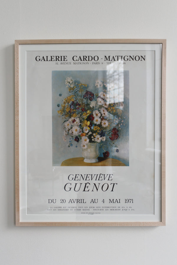 Framed Print - Geneviève Guenot, Galerie Cardo-Matignon, 1971