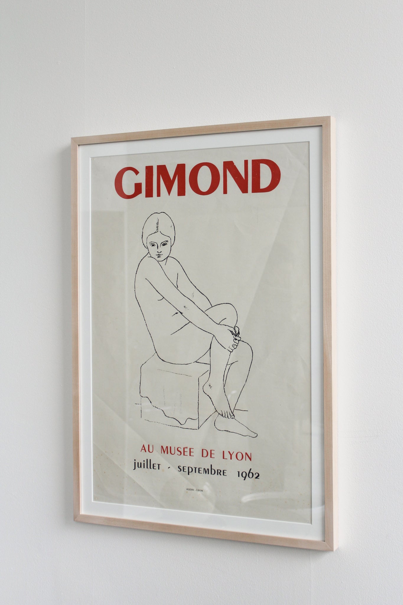 Framed Print - Marcel Gimond, Musée de Lyon, 1962
