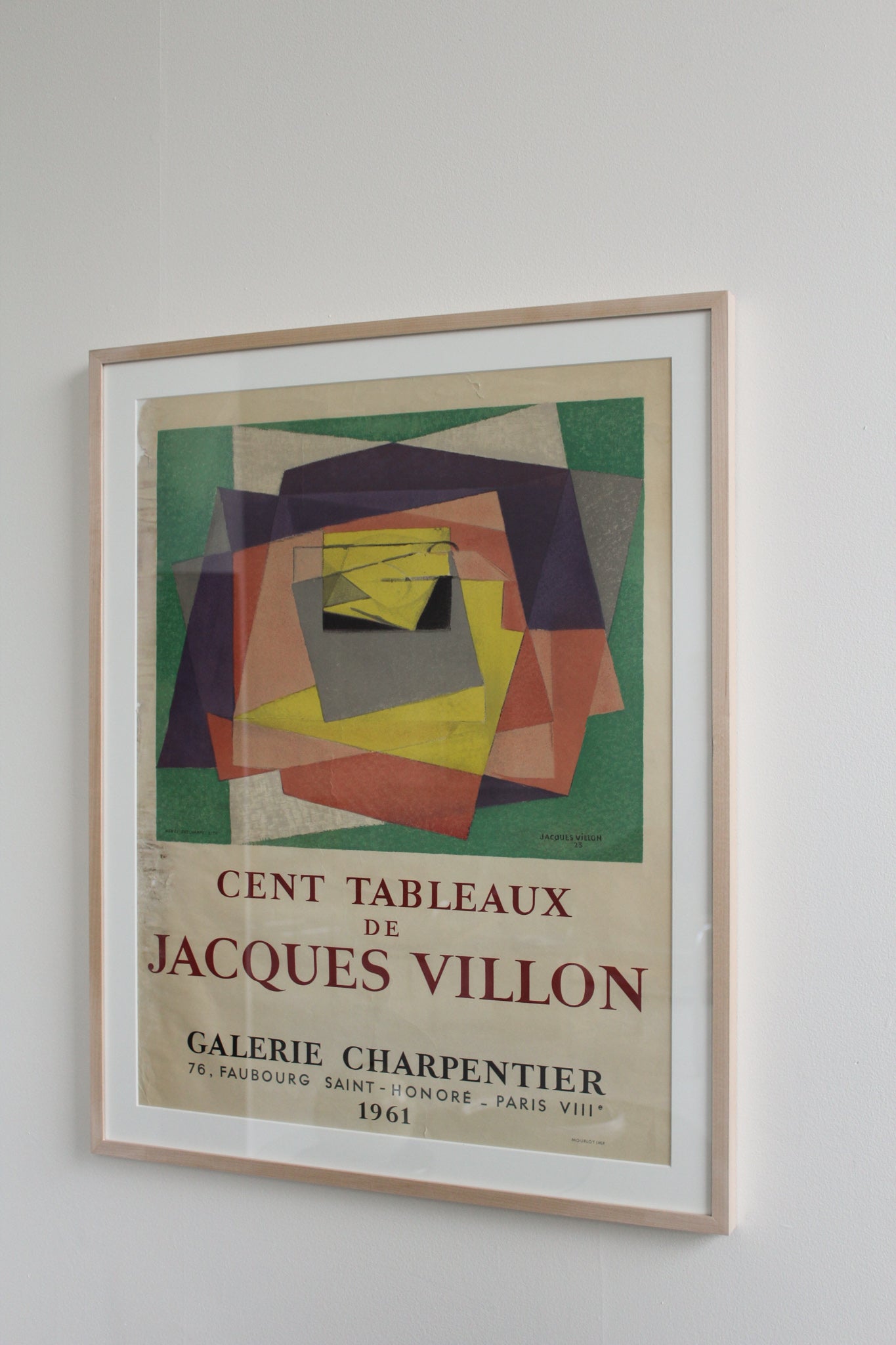 Framed Print - Jacques Villon, Galerie Charpentier, 1961