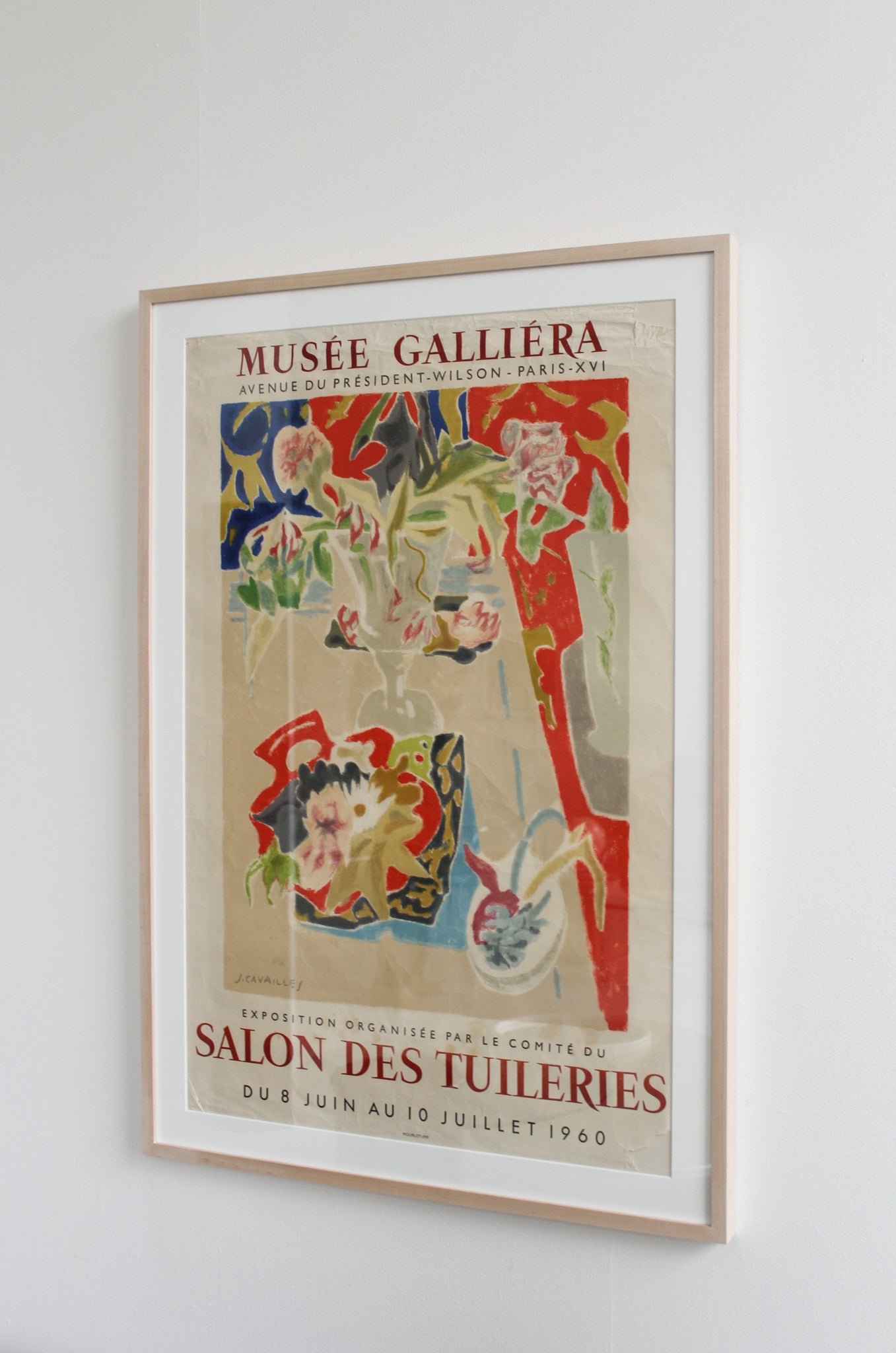 Framed Print - Jean Jules Louis Cavailles, Salon des Tuileries, 1960