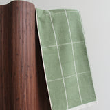 Bethell Bath Towel in Sage & Chalk by Baina