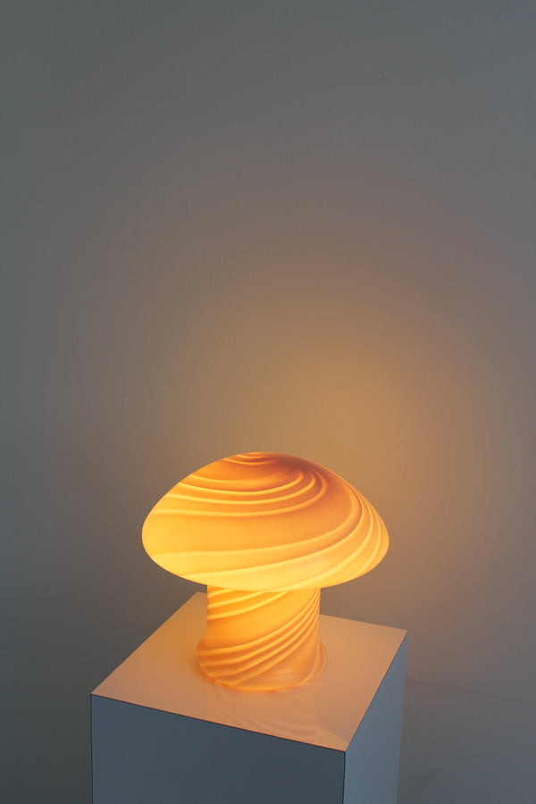 Vetri Venini Murano Swirl Mushroom Lamp