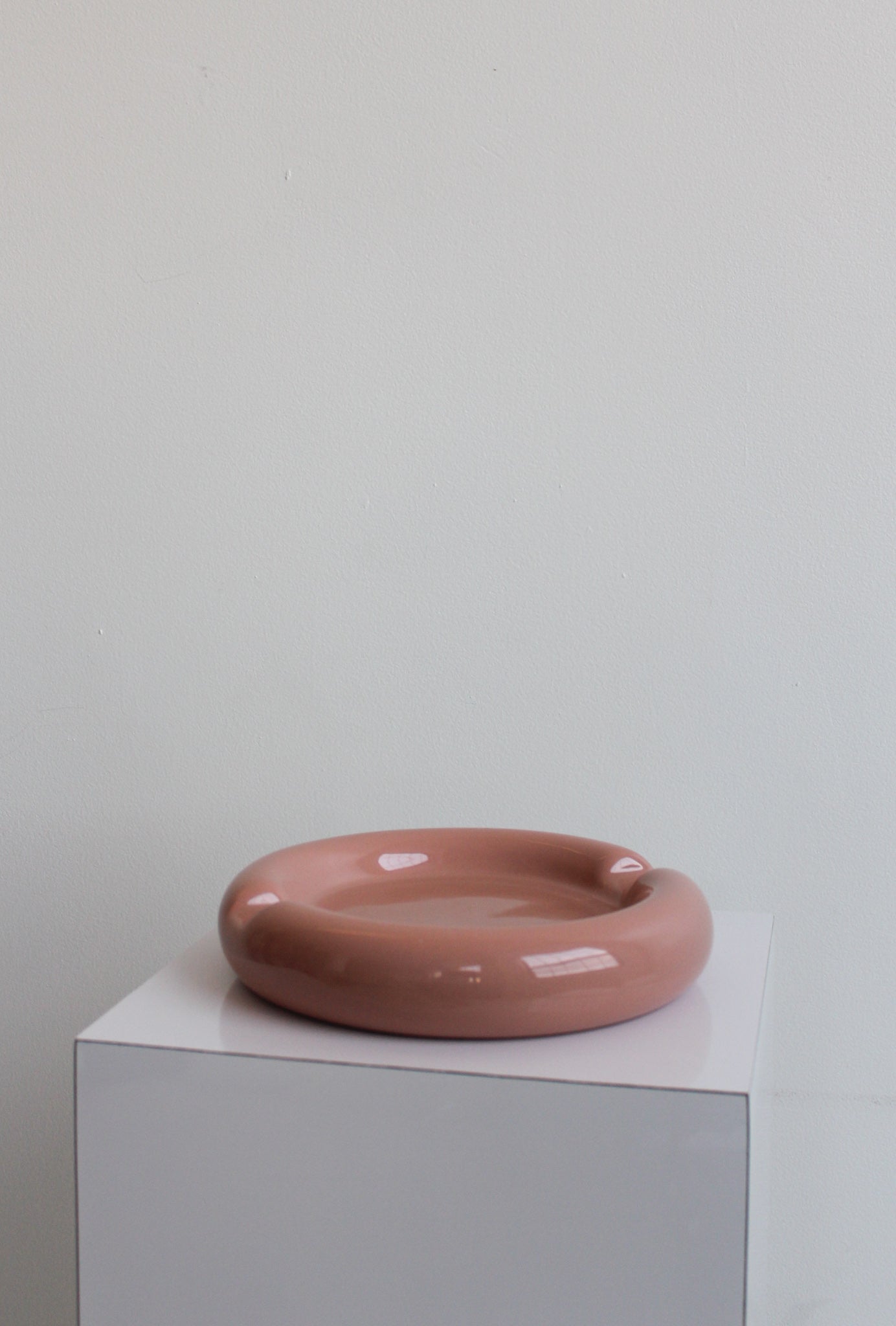 Pink Ceramic Cigar Ashtray