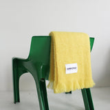 Jeté en mohair tournesol