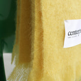 Jeté en mohair tournesol