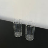 Set of Wave Tumblers in Clear