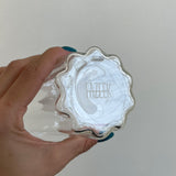 Set of Wave Tumblers in Clear