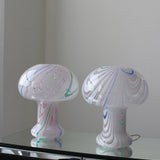 Lampes de table Murano à spirales