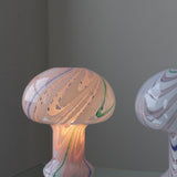 Lampes de table Murano à spirales