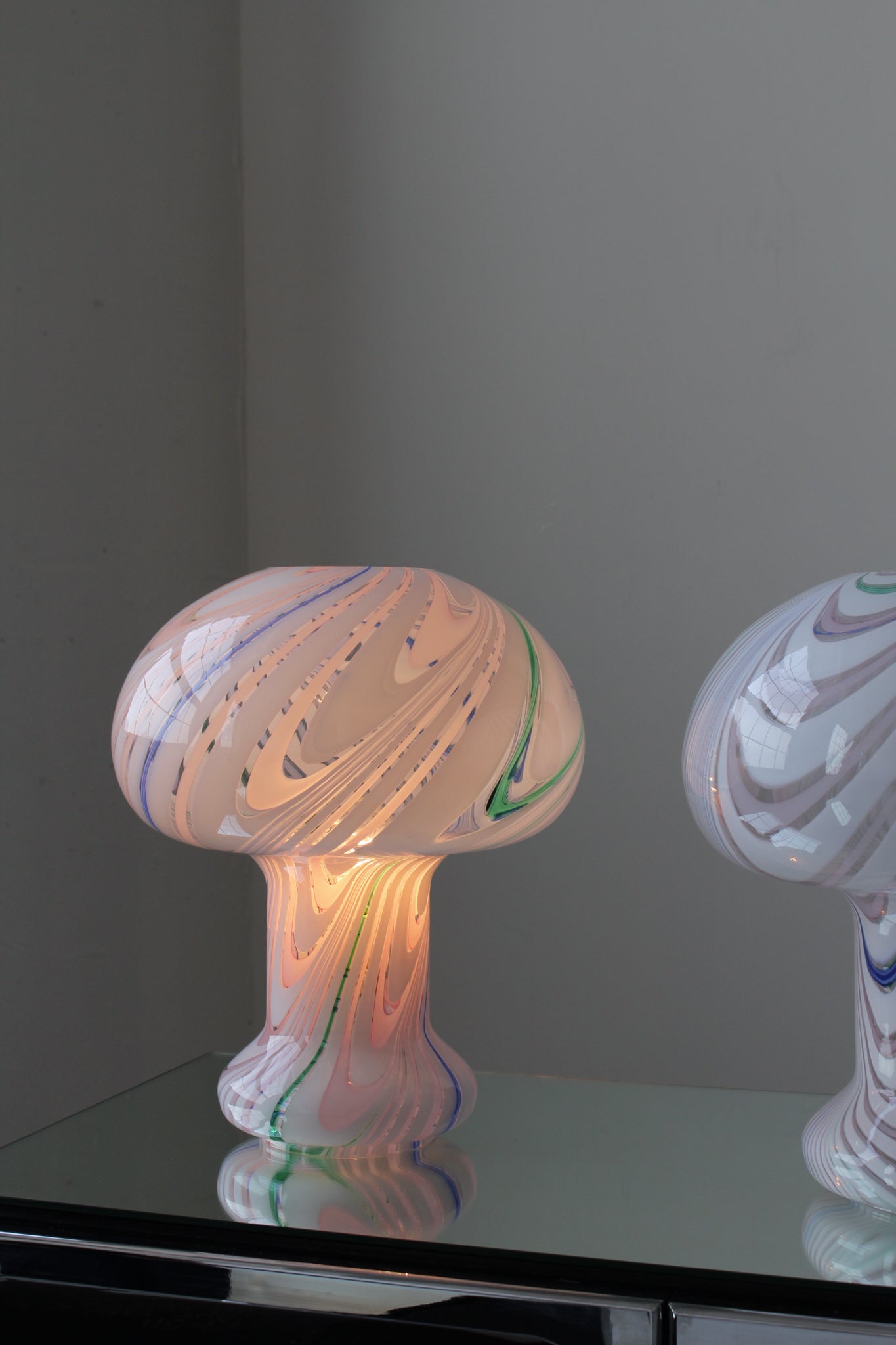 Murano Swirl Table Lamps