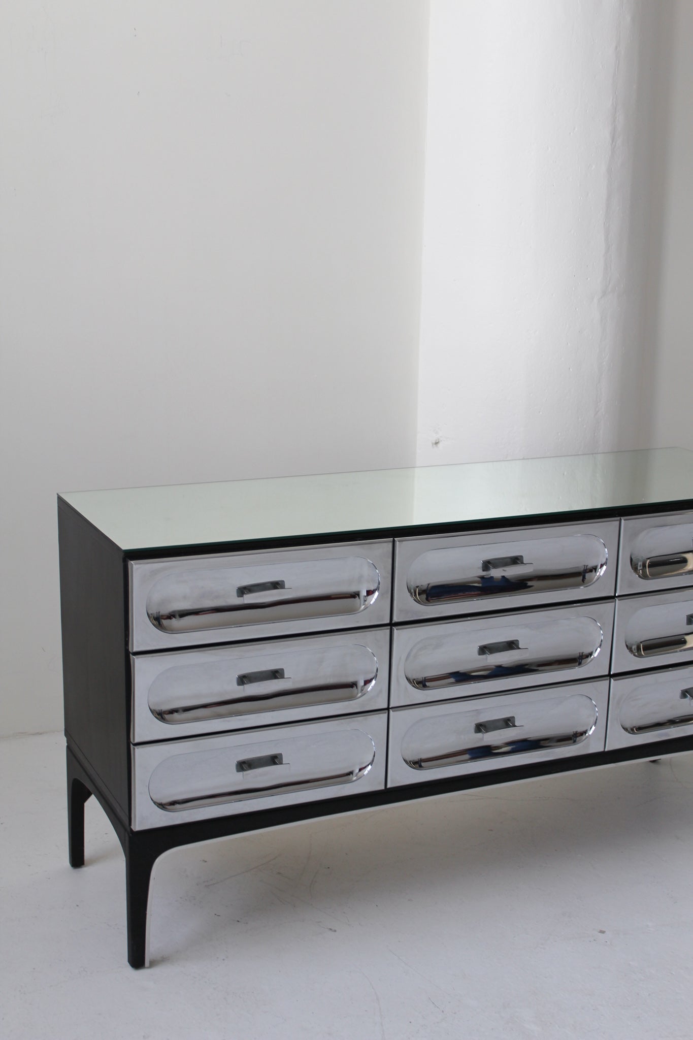 Chrome Dresser by Henri Vallières