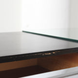 Coiffeuse en chrome par Henri Vallières